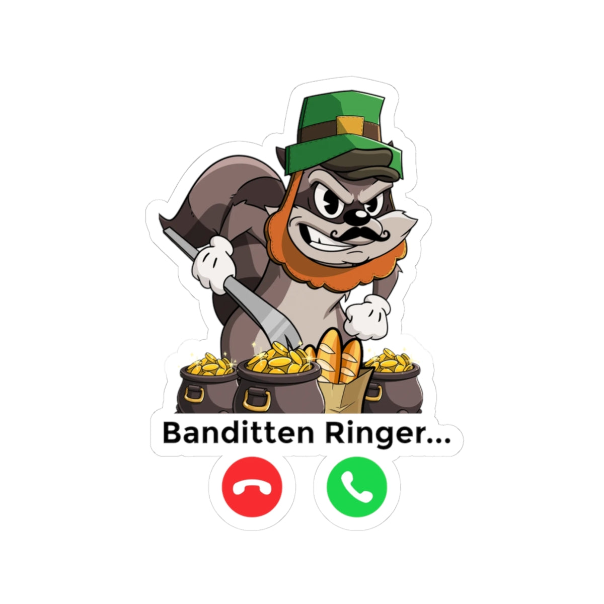 Banditten Ringer - Stickers